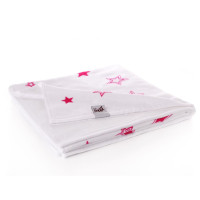 Bamboo blanket XKKO BMB 130x70 - Magenta Stars 5x1ps Wholesale packing