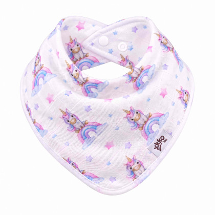 Bamboo bandana XKKO BMB Digi - Unicorns