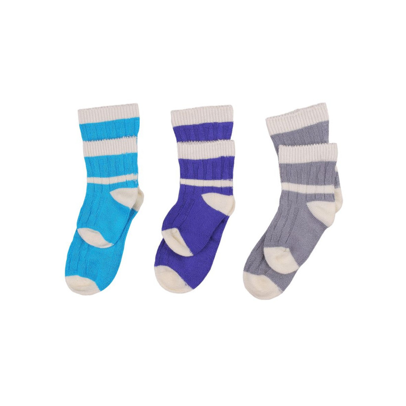 Bamboo Socks XKKO BMB - Stripes For Boys 2nd Quality