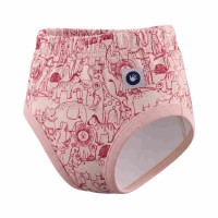 Organic Cotton Training pants XKKO Organic - Safari Mesa Rose