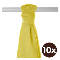 Bamboo muslin towel XKKO BMB 90x100 - Lemon 10x1pcs (Wholesale packaging)