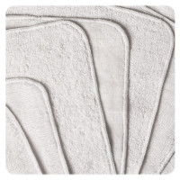 Bamboo washcloths XKKO BMB 21x21 - Natural 5x5ps (Wholesale pack.)