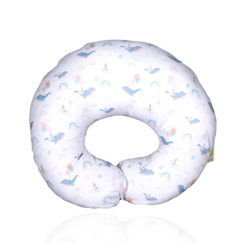 Small Nursing Pillow XKKO LUX - Sky Whale