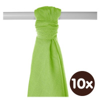 Bamboo muslin towel XKKO BMB 90x100 - Lime 10x1pcs (Wholesale packaging)