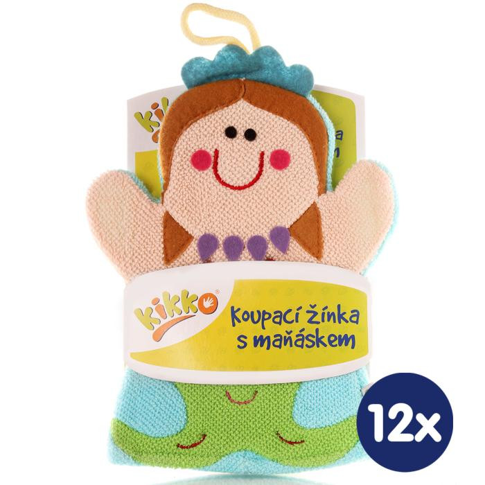 XKKO Cotton Bath Glove - Mermaid 12x1ps (Wholesale pack.)