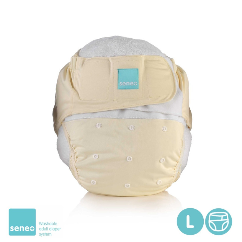 SENEO Nappy Covers for Adults - Pastel Yellow Size L