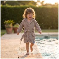 Organic Cotton Terry Bathrobe XKKO Organic - Atmosphere