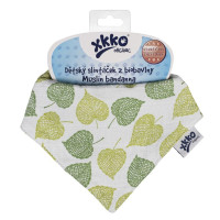 Organic Cotton Muslin Bandana XKKO Organic - Linden 3x1ps (Wholesale pack.)