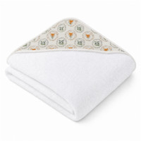 Hooded bamboo terry towel XKKO BMB 90x90 - Fox&Raccoon