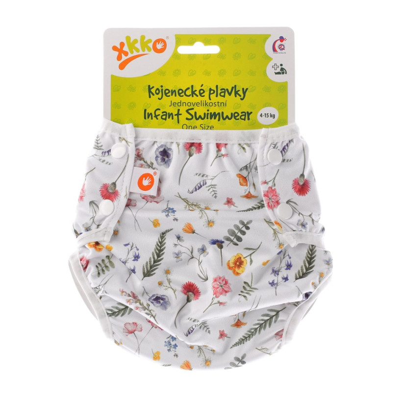 Infant swim nappy XKKO OneSize - Summer Meadow