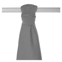 Bamboo muslin towel XKKO BMB 90x100 - Silver