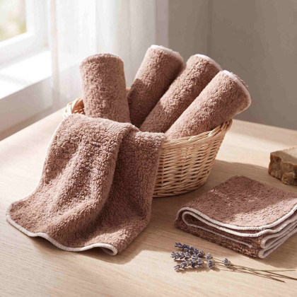 Organic cotton terry wipes XKKO Organic 21x21 - Atmosphere