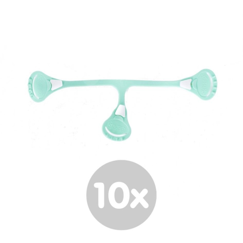 Snappi Original Diaper Fastener by XKKO - Mint 10x1ps (Wholesale pack)