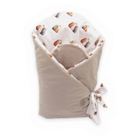 Cotton swaddling wrap XKKO LUX with coconut insert - Bear Family