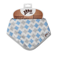 Bamboo bandana XKKO BMB - Baby Blue Cross