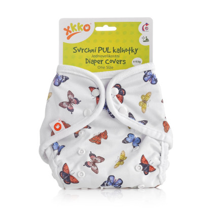 XKKO Diaper Cover One Size - Butterflies