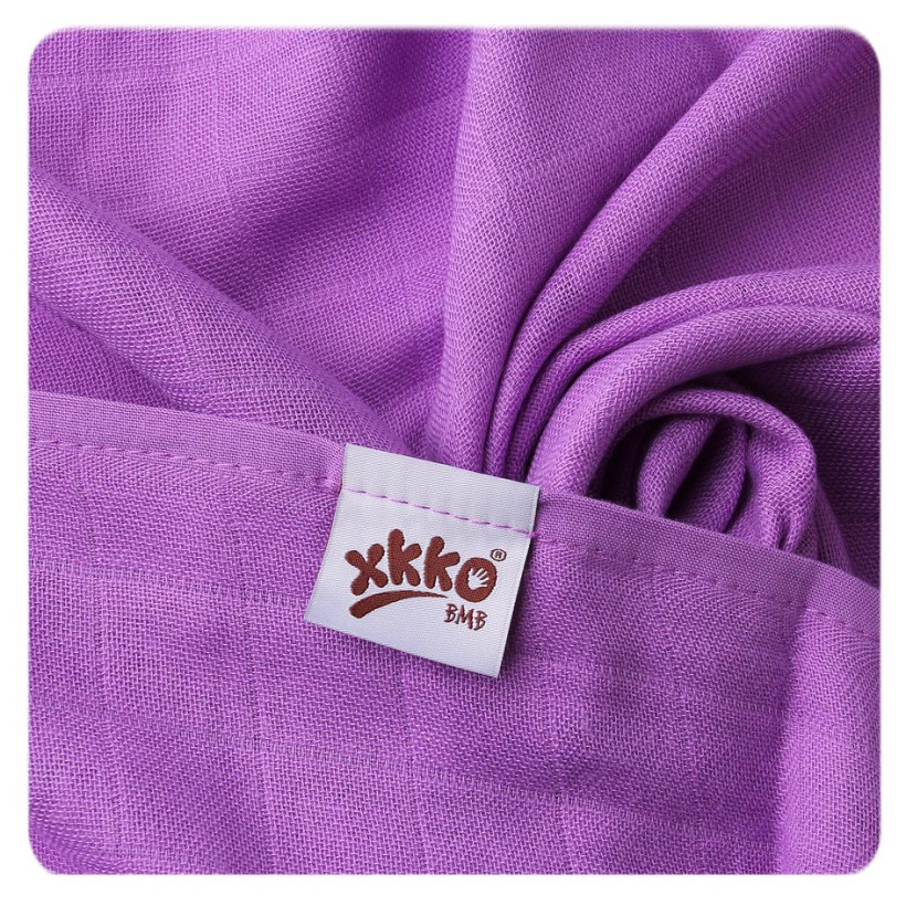 Bamboo muslins XKKO BMB 70x70 - Red Sky MIX 10x3pcs (Wholesale packaging)