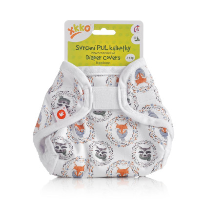 XKKO Diaper Cover Newborn - Fox&Raccoon