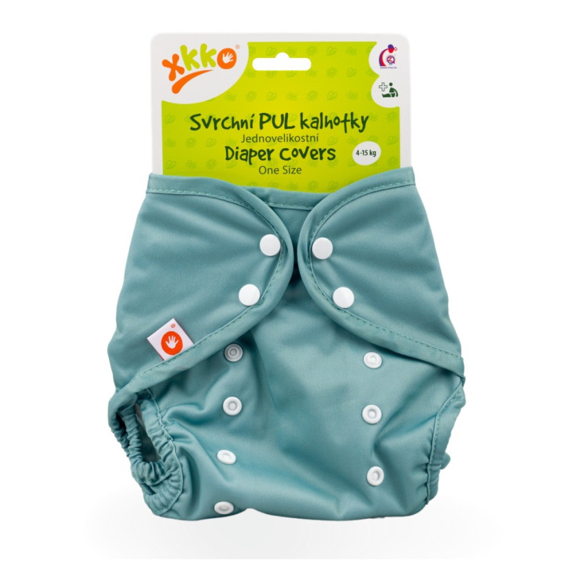 XKKO Diaper Cover One Size - Granite Green