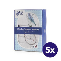 Organic Cotton Swaddle XKKO Organic 120x120 - Dream Catcher 5x1ps (Wholesale pack.)