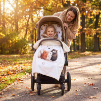 Stroller Seat Liner XKKO LUX - Bear Family
