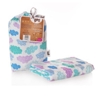 Bamboo swaddle XKKO BMB 120x120 - Heaven for Boys