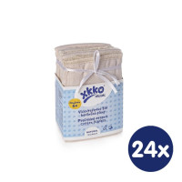 Prefolded Diapers XKKO Organic - Newborn Natural 24x6ps (Wholesale pack.)