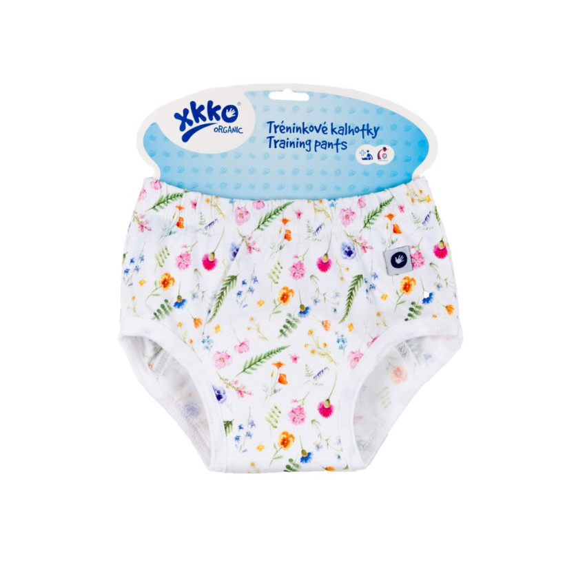 Organic Cotton Training pants XKKO Organic - Summer Meadow