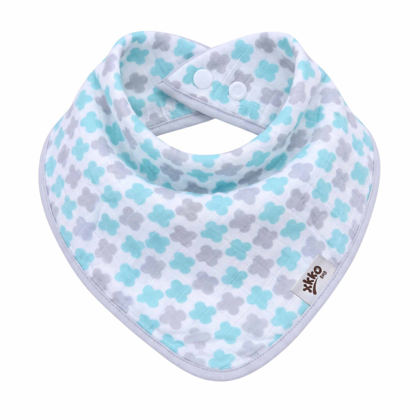 Bamboo bandana XKKO BMB - Mint Cross