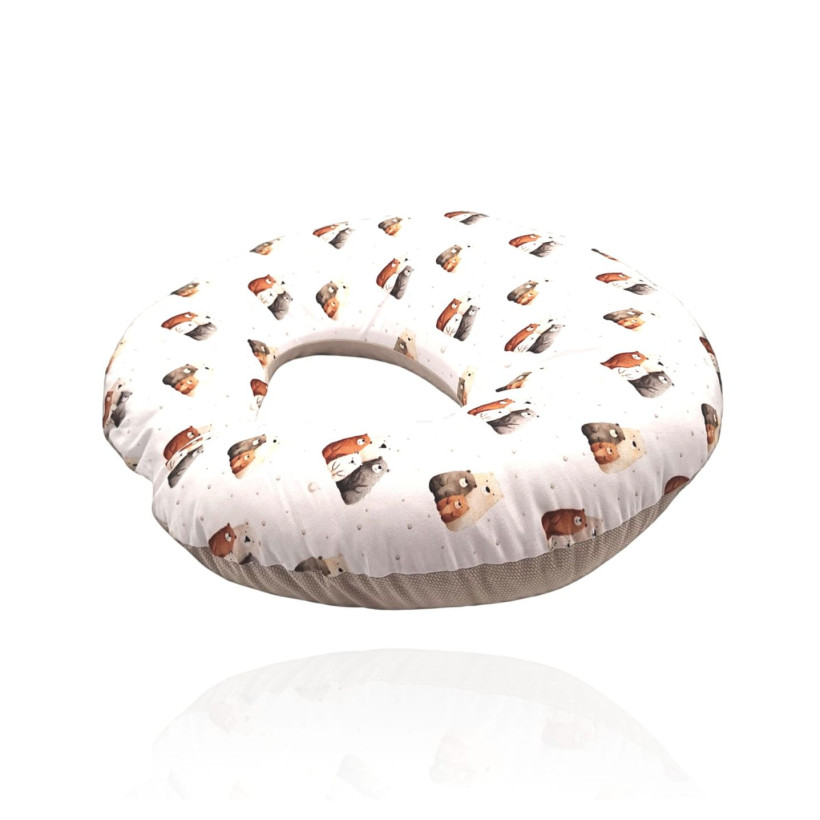 Small Nursing Pillow  XKKO LUX - Bear Family