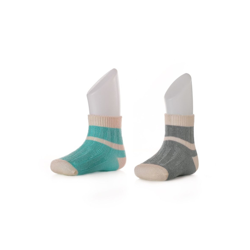 Bamboo Socks XKKO BMB - Stripes UNI 24-36m 2nd Quality