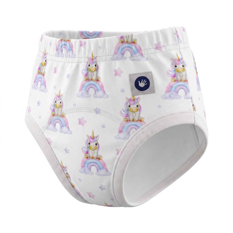 Organic Cotton Training pants XKKO Organic - Unicorns Size S