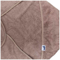 Hooded terry bath towel XKKO Organic 90x90 - Atmosphere