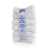 Organic cotton terry wipes XKKO Organic 21x21 - White