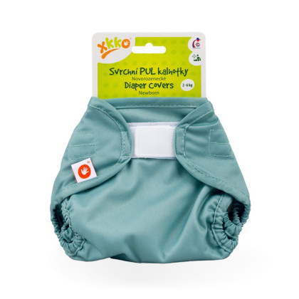 XKKO Diaper Cover Newborn - Granite Green