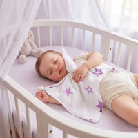 Bamboo cuddly toy XKKO BMB - Lilac Stars