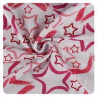 Bamboo swaddle XKKO BMB 120x120 - LE Big Red Star