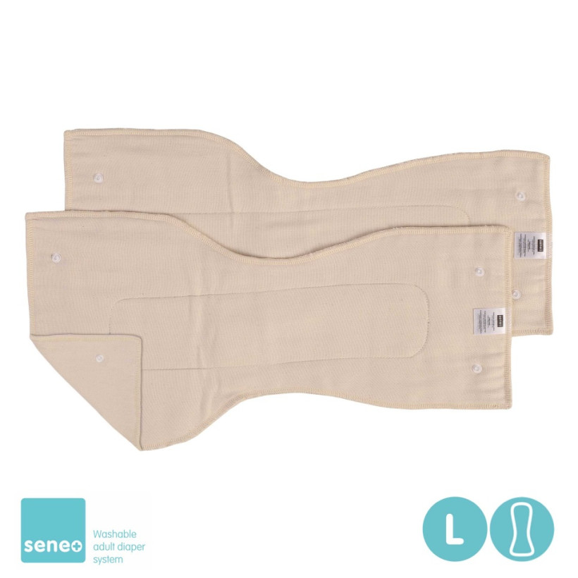 SENEO fitted Inserts Twill - 2ps Size L