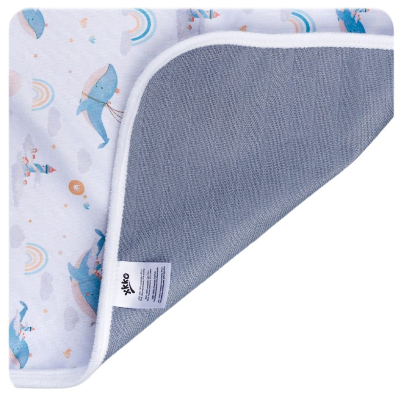 Washable Changing Pad XKKO 50x70 - Sky Whale