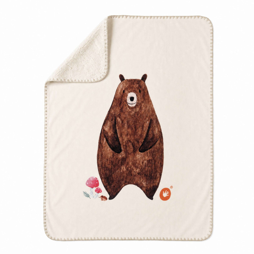 Spanish baby blanket XKKO LUX 75x100 - Bear