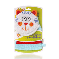 XKKO Cotton Bath Glove - Cat