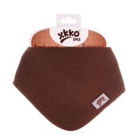 Bamboo bandana XKKO BMB - Dark Choco 3x1ps Wholesale packing