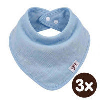 Bamboo bandana XKKO BMB - Baby Blue 3x1ps Wholesale packing