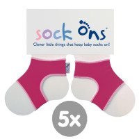 Sock Ons Fuchsia 5x1 pair (Wholesale pack.)