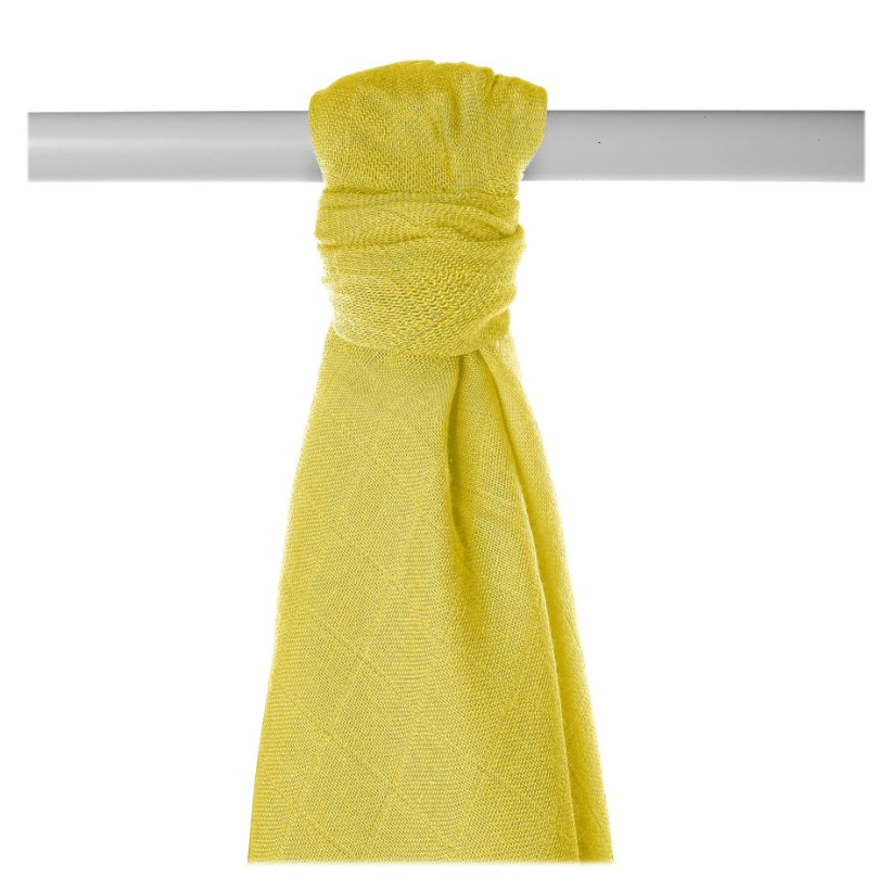 Bamboo muslin towel XKKO BMB 90x100 - Lemon