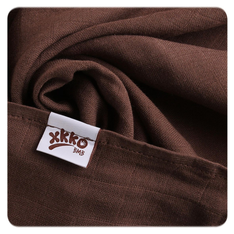 Bamboo muslins XKKO BMB 70x70 - Choco MIX 10x3pcs (Wholesale packaging)