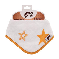 Bamboo bandana XKKO BMB - Orange Stars