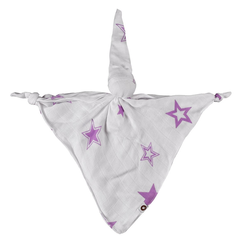 Bamboo cuddly toy XKKO BMB - Lilac Stars