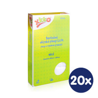 Hight Density Cotton Muslins XKKO LUX 80x80 - White 20x10ps (Wholesale pack.)