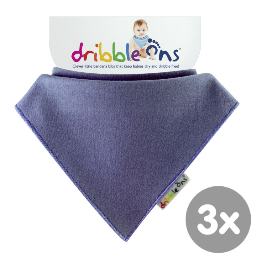 Dribble Ons Blue Berry 3x1ps (Wholesale pack.)